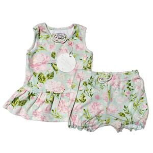 NWT SweetHoney Breezy Peplum Set Size 4T